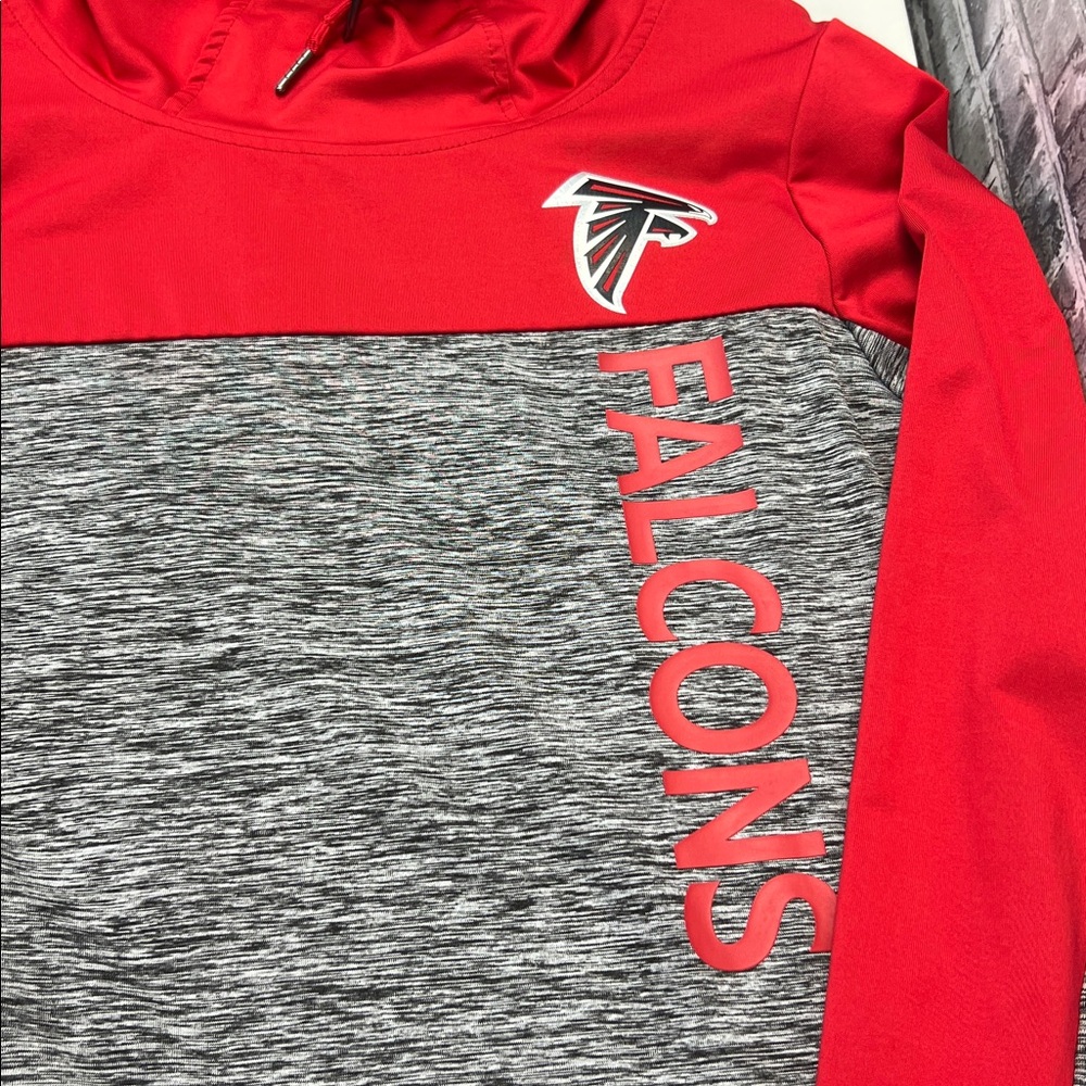 Atlanta Falcons Red and Gray Falcons Hoodie‎